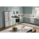 Whirlpool® 24” Stainless Steel Dishwasher with AI Intelligent Wash and Tall Top Rack WDT740SALZ