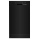 Whirlpool® Small-Space Compact Dishwasher with Stainless Steel Tub WDPS5118PB