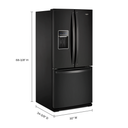 Whirlpool® 30-inch Wide French Door Refrigerator - 20 cu. ft. WRF560SEHB