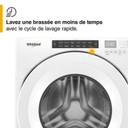Whirlpool® 5.0 cu.ft I.E.C. Closet-Depth Front Load Washer with Intuitive Controls WFW560CHW