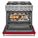 KitchenAid® 36'' Smart Commercial-Style Dual Fuel Range with 6 Burners KFDC506JPA
