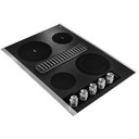 Kitchenaid® 30" Electric Downdraft Cooktop with 4 Elements KCED600GSS