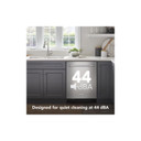 Kitchenaid® 360° Max Jets™ Third Rack Dishwasher with Fan-Enabled ProDry™ System, 44 dBA KDTM604KPS