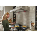 Kitchenaid® 36" 585 or 1170 CFM Motor Class Commercial-Style Wall-Mount Canopy Range Hood KVWC956KSS