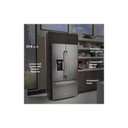 Kitchenaid® 23.8 cu. ft. 36" Counter-Depth French Door Platinum Interior Refrigerator with PrintShield™ Finish KRFC704FPS