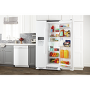 Amana® 33-inch Side-by-Side Refrigerator with Dual Pad External Ice and Water Dispenser ASI2175GRW