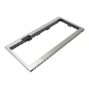 Built-In Low Profile Microwave Slim Trim Kit with Pocket Handle, Stainless Steel W11451314