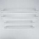 French Door Refrigerator Handle Kit, White W10716734 French Door Refrigerator Handle Kit, White W10716734