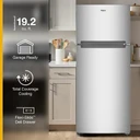 Whirlpool® 28-inch Wide Top Freezer Refrigerator with Total Coverage Cooling- 18.0 Cu. Ft. WRTX5118TZ