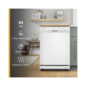 Whirlpool® Heavy-Duty Dishwasher with 1-Hour Wash Cycle WDP370PAHW Whirlpool® Heavy-Duty Dishwasher with 1-Hour Wash Cycle WDP370PAHW