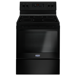 Maytag® 30-Inch Wide Electric Range With Shatter-Resistant Cooktop - 5.3 Cu. Ft. YMER6600FB