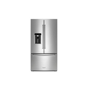 Kitchenaid® 23.8 cu. ft. 36" Counter-Depth French Door Platinum Interior Refrigerator with PrintShield™ Finish KRFC704FPS Kitchenaid® 23.8 cu. ft. 36" Counter-Depth French Door Platinum Interior Refrigerator with PrintShield™ Finish KRFC704FPS