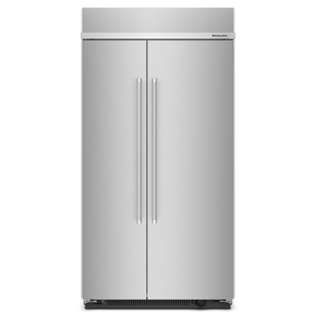 Kitchenaid® 25.5 Cu Ft. 42 Built-In Side-by-Side Refrigerator KBSN702MPS