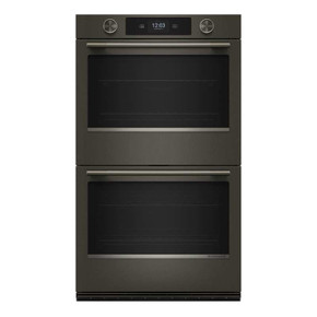 Kitchenaid® 30-inch Smart Electric Double Wall Oven with Assisted Cooking Modes - Black Ore KOED730SBE