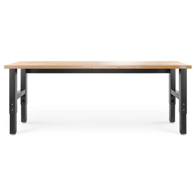 Gladiator® 8' (243.8 cm) Wide Adjustable Height Hardwood Workbench GAWB08HWEG