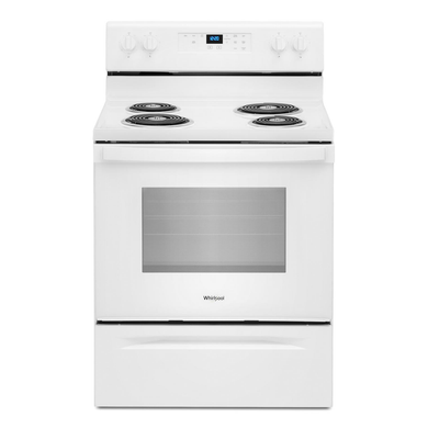 4.8 cu. ft. Whirlpool® electric range with Keep Warm setting YWFC315S0JW