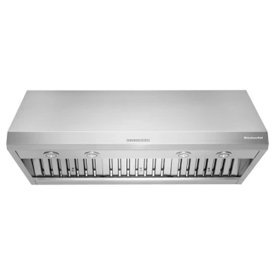 Kitchenaid® 48'' 585 or 1170 CFM Motor Class Commercial-Style Wall-Mount Canopy Range Hood KVWC908KSS