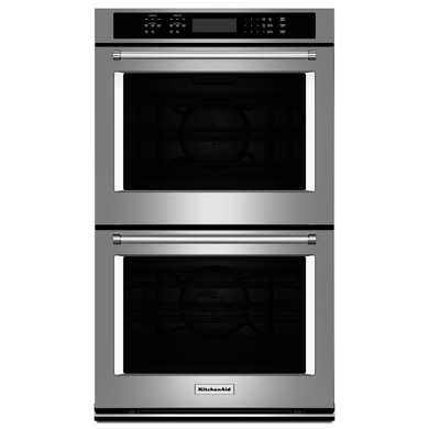 Kitchenaid® 27" Double Wall Oven with Even-Heat™ True Convection KODE507ESS