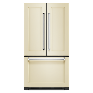 Kitchenaid® 22 cu.ft. 36-Inch Width Counter Depth Panel Ready with Interior Dispense French Door Refrigerator KRFC302EPA