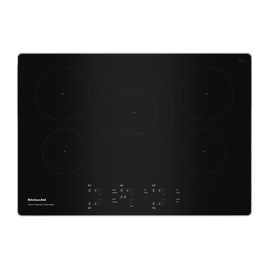 Kitchenaid® 30-Inch 5-Element Sensor Induction Cooktop KCIG550JSS