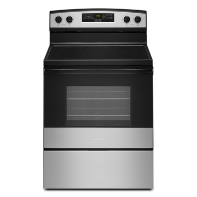 30-inch Amana® Electric Range with Extra-Large Oven Window YAER6303MMS