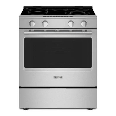 Maytag® 30-Inch Wide Slide-In Electric Range with Grill Mode and No Preheat Air Fry - 5.3 Cu. Ft. YMSES7030SZ