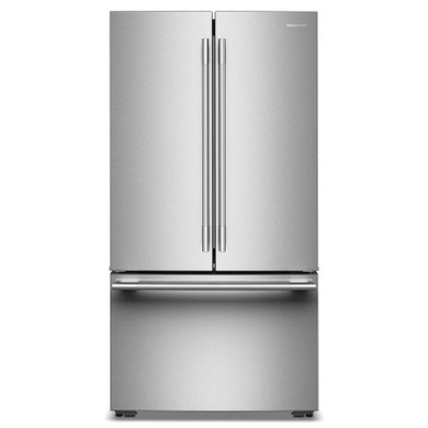 Kitchenaid® 24 cu. ft. 36-Inch Width Counter-Depth French Door Refrigerator with Interior Dispense KRFC236SPS