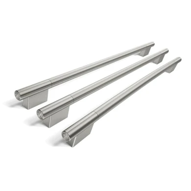 Stainless Steel Handle Hardware Accessory Kit for KitchenAid® French Door Refrigerator W11777157
