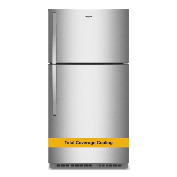 Whirlpool® 33-inch Wide Top Freezer Refrigerator with Total Coverage Cooling- 21 Cu. Ft. WRTX7421TZ
