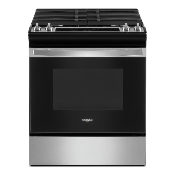 5.0 Cu. Ft. Whirlpool® Gas Range with Frozen Bake™ Technology WEG515S0LS