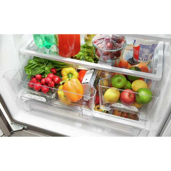 Whirlpool® 30-inch Wide French Door Refrigerator - 20 cu. ft. WRF560SFHW