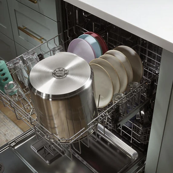Whirlpool® 24” Stainless Steel Dishwasher with AI Intelligent Wash and Tall Top Rack WDT740SALZ