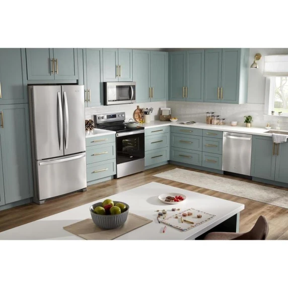 Whirlpool® 24” Stainless Steel Dishwasher with AI Intelligent Wash and Tall Top Rack WDT740SALZ