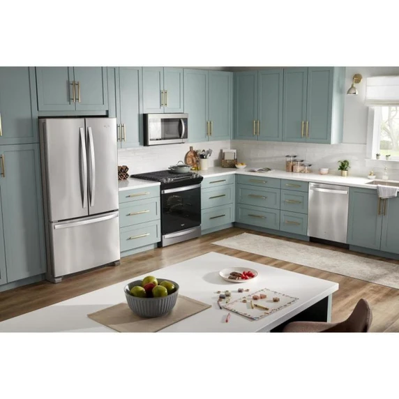 Whirlpool® 24” Stainless Steel Dishwasher with AI Intelligent Wash and Tall Top Rack WDT740SALZ