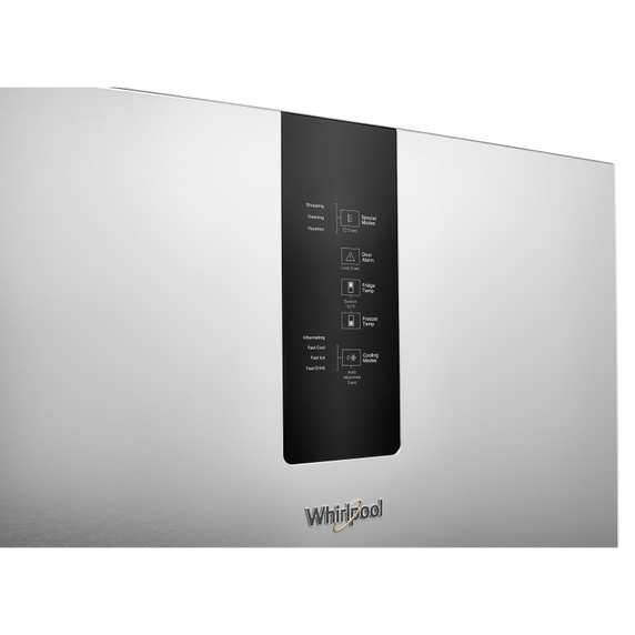 Whirlpool® 24-inch Wide Bottom-Freezer Refrigerator - 12.9 cu. ft. WRB543CMJZ