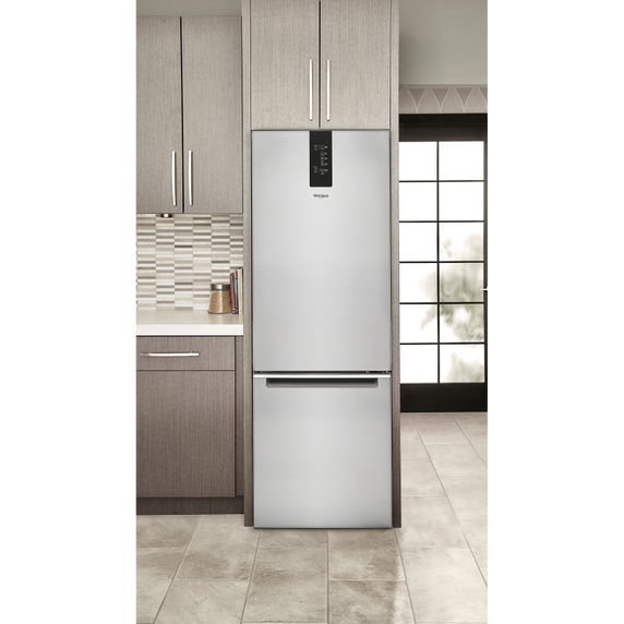 Whirlpool® 24-inch Wide Bottom-Freezer Refrigerator - 12.9 cu. ft. WRB543CMJZ