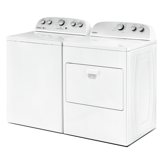 4.4–4.5 Cu. Ft. Whirlpool® Top Load Washer with Removable Agitator WTW4957PW