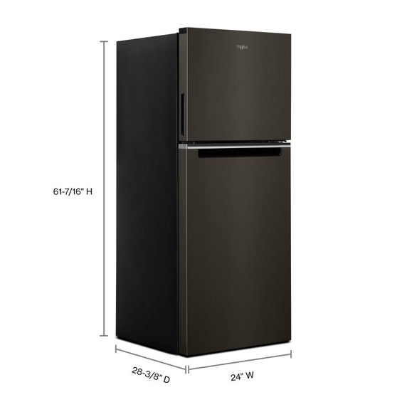 Whirlpool® 24-inch Wide Small Space Top-Freezer Refrigerator - 11.6 cu. ft. WRT312CZJV