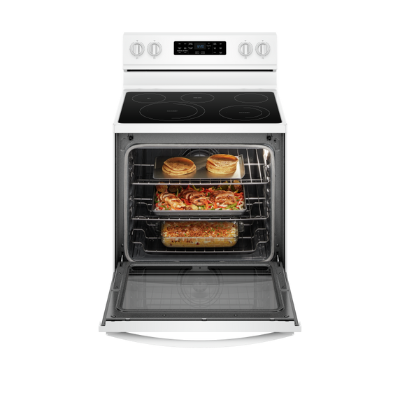 Whirlpool® 6.4 Cu. Ft. Freestanding Electric Range with Frozen Bake™ Technology YWFE775H0HW