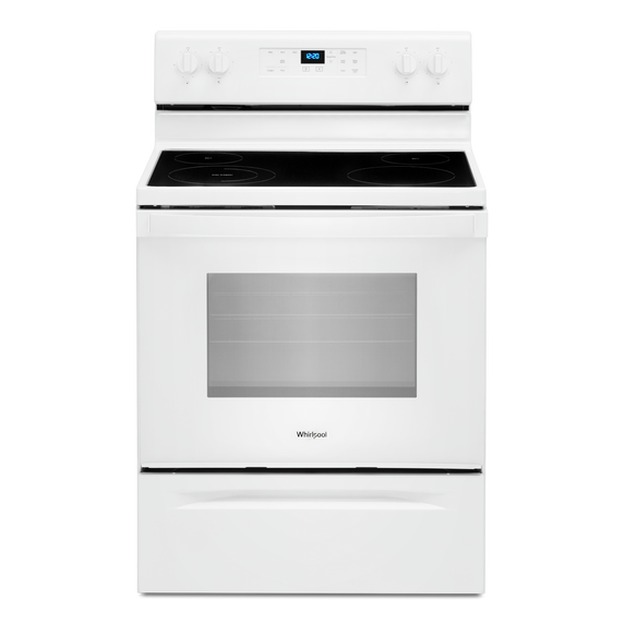 Whirlpool® 5.3 cu. ft. Electric Range with Frozen Bake™ Technology YWFE515S0JW