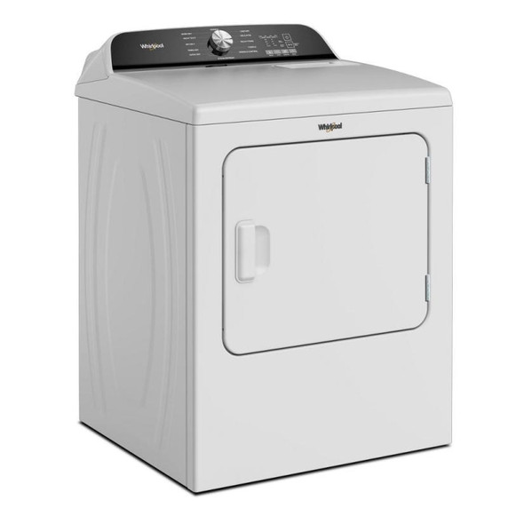 7.0 Cu. Ft. Whirlpool® Top Load Electric Dryer with Moisture Sensor YWED6150PW