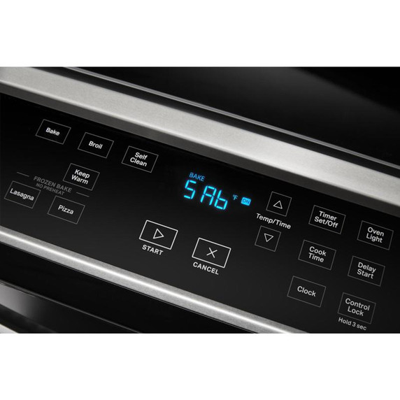 4.8 Cu. Ft. Whirlpool® Electric Range with Frozen Bake™ Technology YWEE515S0LS 4.8 Cu. Ft. Whirlpool® Electric Range with Frozen Bake™ Technology YWEE515S0LS