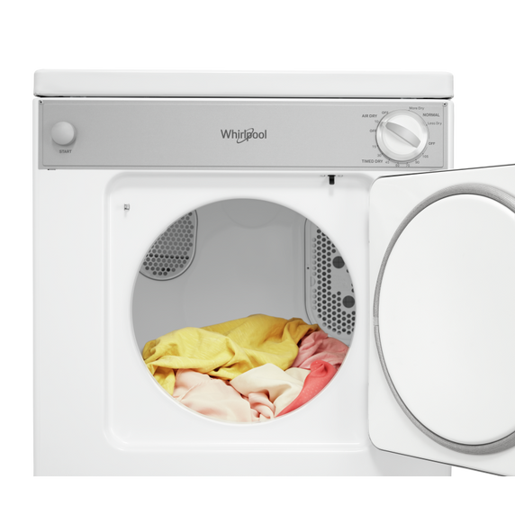 Whirlpool® 3.4 cu. ft. Compact Front Load Dryer with Flexible Installation LDR3822PQ