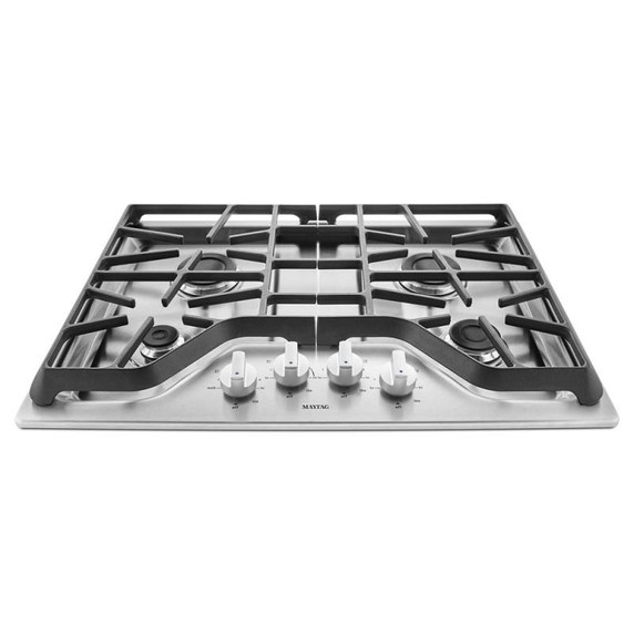 Maytag® 30-inch 4-burner Gas Cooktop with Power™ Burner MGC7430DS