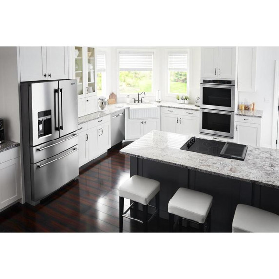 Maytag® 30-Inch Electric Cooktop with Reversible Grill and Griddle MEC8830HB