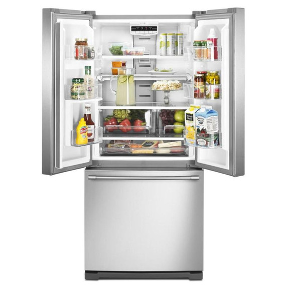 Maytag® 19.6 cu ft French Door Refrigerator with Strongbox™ Door Bins MFB2055FRZ