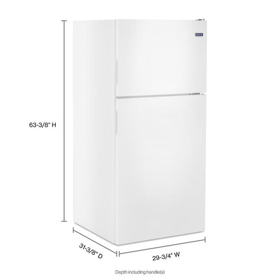 Maytag® 30-Inch Wide Top Freezer Refrigerator with PowerCold® Feature- 18 Cu. Ft. MRT118FFFH