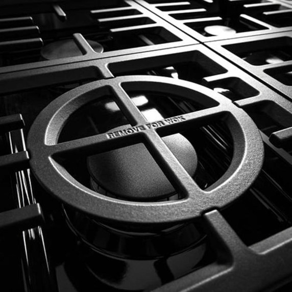 KitchenAid® 36'' 6-Burner Commercial-Style Gas Rangetop KCGC506JSS