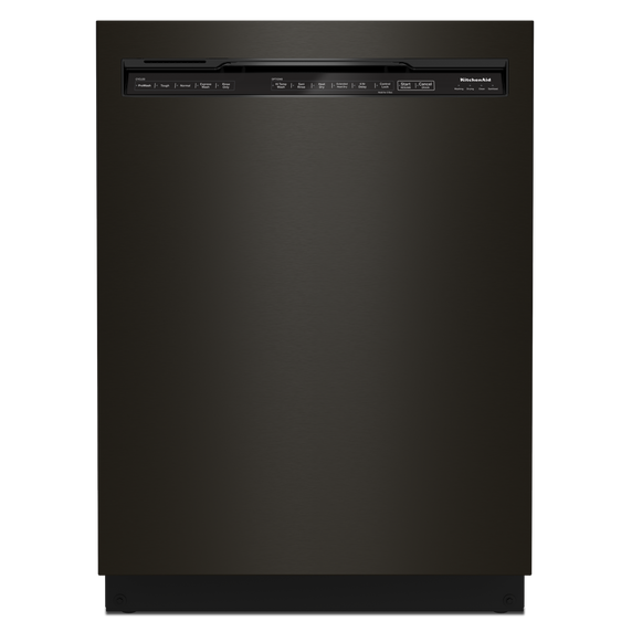 Kitchenaid® 39 dBA Dishwasher in PrintShield™ Finish with Third Level Utensil Rack KDFE204KBS