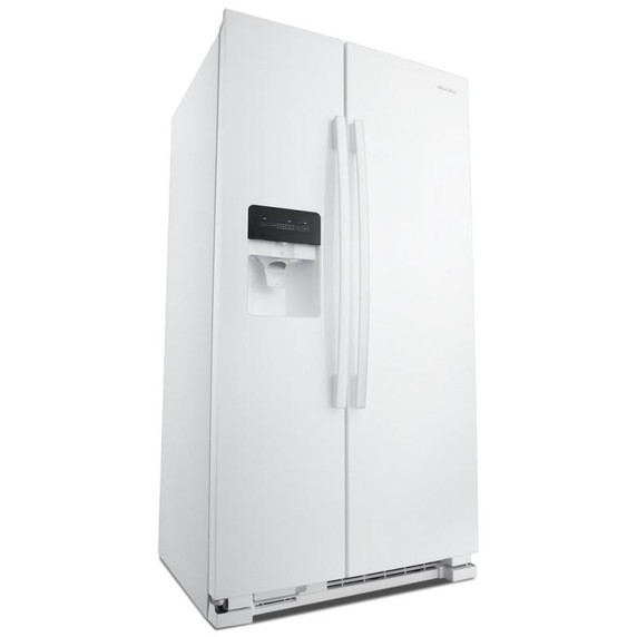 Amana® 33-inch Side-by-Side Refrigerator with Dual Pad External Ice and Water Dispenser ASI2175GRW